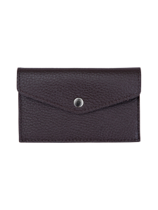 MIIKO - Korttikukkaro nepparilla tummanruskea - TUMMANRUSKEA | Stockmann