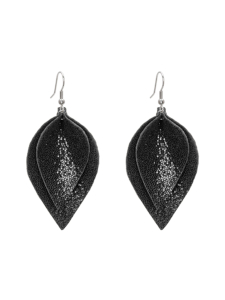 VIAMINNET - LUMME Midi Double -korvakorut - GLITTER MUSTA VIAMINNET - LUMME Midi Double -korvakorut - GLITTER MUSTA | Stockmann