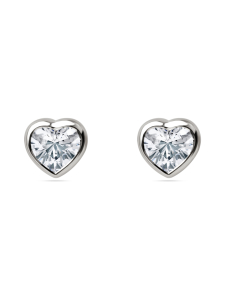 KARAAT Jewelry - Heart Bezel-timanttikorvakorut - 18K WHITE GOLD KARAAT Jewelry - Heart Bezel-timanttikorvakorut - 18K WHITE GOLD | Stockmann