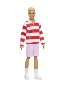 BARBIE - Ken Fashionistas Nukke - Punainen & Whitre Stripe | Stockmann