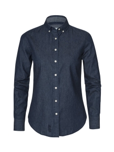 Berkeley - W's Chilton Denim Shirt Tailored -kauluspaita - DENIM NAVY Berkeley - W's Chilton Denim Shirt Tailored -kauluspaita - DENIM NAVY | Stockmann