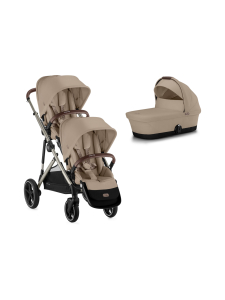 CYBEX - Cybex Gazelle S sisarusrattaat - MOON BLACK | Stockmann