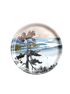 ESTER VISUAL - Pyöreä tarjotin Kuninkaanlaavu halk. 35 cm | Stockmann