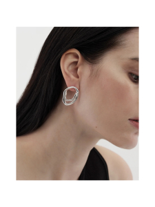 Kalevala - Männyt-nappikorvakorut isot hopea 261001103T | Stockmann