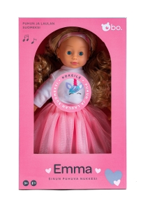 bo. - bo. Puhuva nukke Emma, 40 cm, suomenkielinen | Stockmann