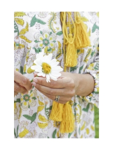 Tikau - A-LINE DRESS by Tikau (Yellow flower) | Stockmann