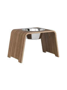 dogBar - dogBar® Single korotettu ruokakuppi - Pähkinä - RUOSTUMATON TERÄS | Stockmann