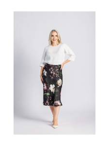 Nakoa - Classic Midi Skirt, Noir - NOIR | Stockmann