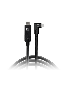 Tether Tools - Tether Tools TetherPro (4,6m) USB Type-C to USB Type-C kulmamallinen kaapeli - Musta | Stockmann