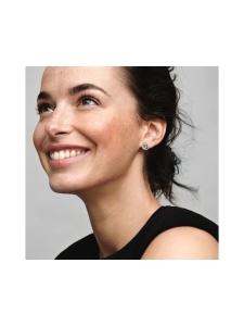 Pandora - Perheen kierteet -nappikorvakorut Encircled sterling silver stud earrings with clear cubic zirconia Family Always Encircled Stud Earrings 291076C01 | Stockmann