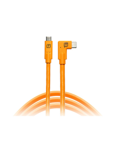 Tether Tools - Tether Tools TetherPro (4,6m) USB Type-C to USB Type-C kulmamallinen kaapeli - Oranssi | Stockmann
