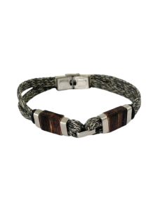 DFJ Collections - Brace cotton cord steel/wood 2 parts  grey - HARMAA DFJ Collections - Brace cotton cord steel/wood 2 parts  grey - HARMAA | Stockmann