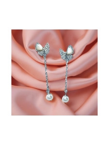 DFJ Collections - Perhoset riipuskorvakoru - hopea - HOPEA | Stockmann