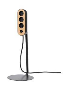 MyNolla - Design Jatkojohto Lattiajalusta - 2,8m - MUSTA/TAMMI | Stockmann