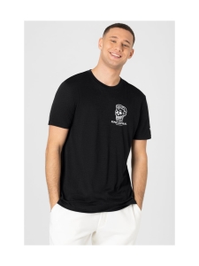 super.natural - MIESTEN GRAVEL T-PAITA - JET BLACK/FRESH WHITE | Stockmann