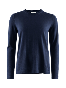 Berkeley - W's Wilton Merino Crew -villaneule - NAVY | Stockmann