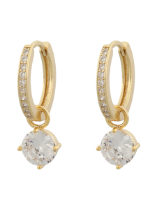 Snö Of Sweden - Rola round ring ear g/clear | Stockmann