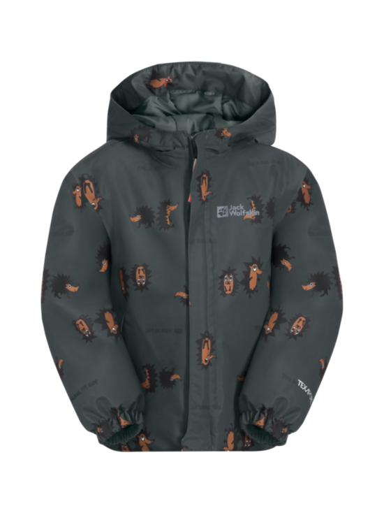 ALLOVER Jack GLEELY JKT | Wolfskin GREEN K SLATE Ulkoiluvaatteet PRINT INS 2L