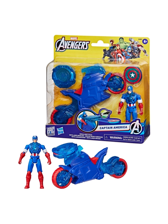 AVENGERS - AVENGERS Leikkisetti Kapteeni Amerikka ja kilpiä ampuva pyörä, 10 cm - photo 4 AVENGERS - AVENGERS Leikkisetti Kapteeni Amerikka ja kilpiä ampuva pyörä, 10 cm | Stockmann - photo 4