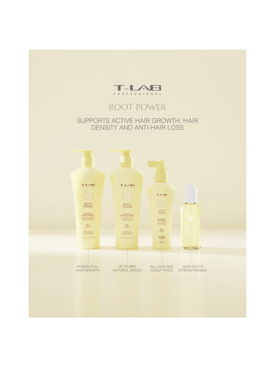 T-LAB Professional - Root Power Re-Growth Peptide Mist -hiusta vahvistava hoitosuihke kaikille hiustyypeille 150ml | Stockmann - photo 4