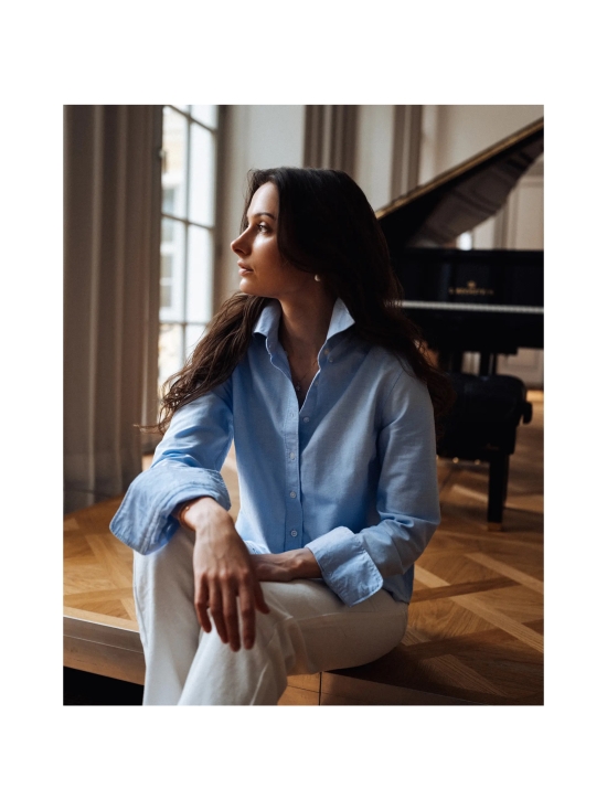 Berkeley - W’s Porto Oxford Shirt Tailored -kauluspaita - LIGHT BLUE | Stockmann - photo 2