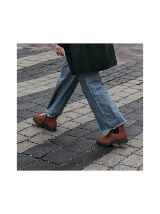 Pomar - AAVA Naisten Zero Waste Chelsea-nilkkurit - HEINEN CURRY/FELT L | Stockmann - photo 2