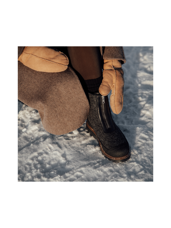 Pomar - UNARI Naisten GORE-TEX huopakengät - GRANIT FELT/BLK NPA/PU-SUEDE | Stockmann - photo 7