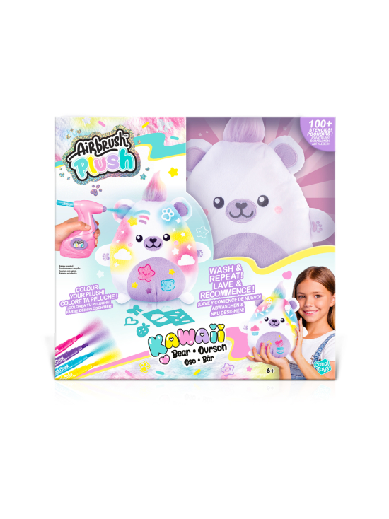 AIRBRUSH - AIRBRUSH PLUSH Pehmo Kawaii Bear ja kynäruisku, 25 cm | Stockmann - photo 1