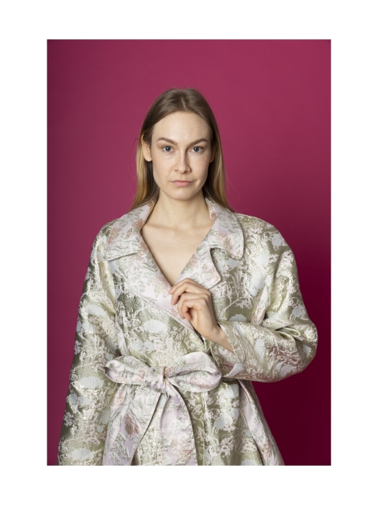 Miia Halmesmaa - BROKADITAKKI, VAALEANPUNAINEN MINTTU - VAALEANPUNAINEN | Stockmann - photo 3