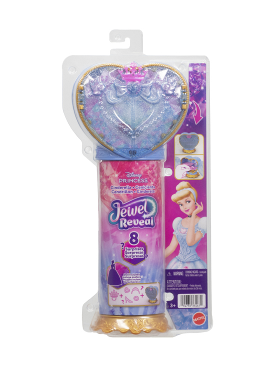 DISNEY PRINCESS - DISNEY PRINCESS Jewel Reveal Tuhkimo-nukke | Stockmann - photo 1