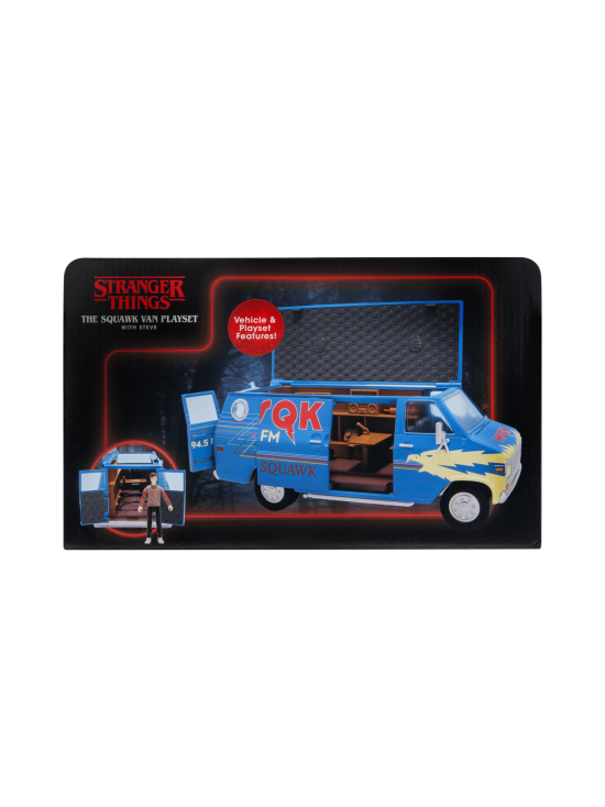 STRANGER THINGS - STRANGER THINGS hahmo- ja ajoneuvopaketti – Steve SQWK-pakettiauton ja tarvikkeiden kanssa | Stockmann - photo 2