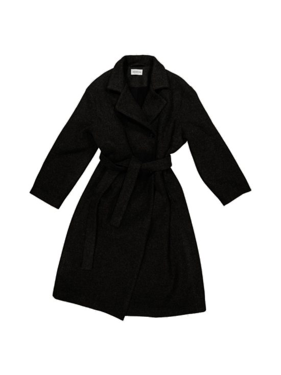 フローラル anvivid alpaca wrap coat （black） | www.kdcow.com
