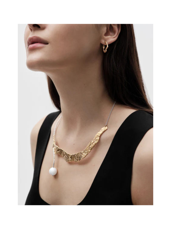 Kalevala - Itu‑kaulakoru hopea/keltakultaus & Murano‑helmi – 231001400J45 | Stockmann - photo 3