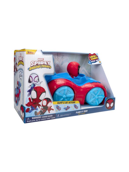 SPIDER-MAN - SPIDEY AND HIS AMAZING FRIENDS Ajoneuvo Flash N´ Dash Web Crawler - photo 2 SPIDER-MAN - SPIDEY AND HIS AMAZING FRIENDS Ajoneuvo Flash N´ Dash Web Crawler | Stockmann - photo 2