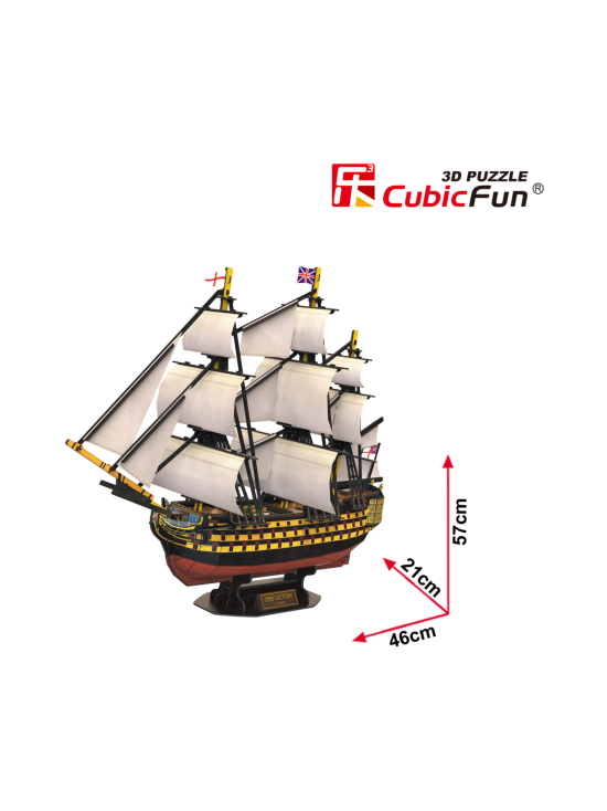 CUBIC FUN - CUBICFUN 3D palapeli Purjealus Victoria | Stockmann - photo 3