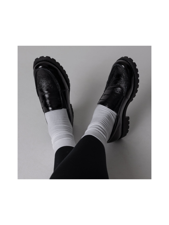 Pomar - JASMIN loaferit - BLACK PATENT LACK/BL. SOLE | Stockmann - photo 4