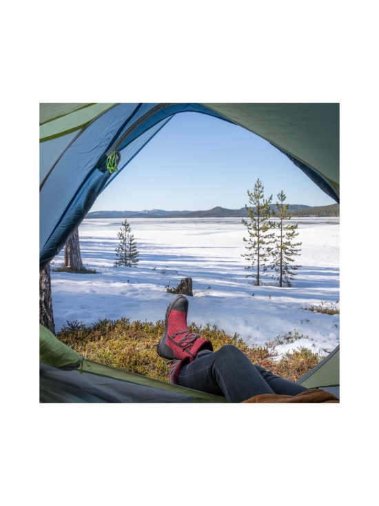 Pomar - KOLI Naisten XW GORE-TEX® huopasaapikkaat - WINE FELT/ BLACK WAXY | Stockmann - photo 2