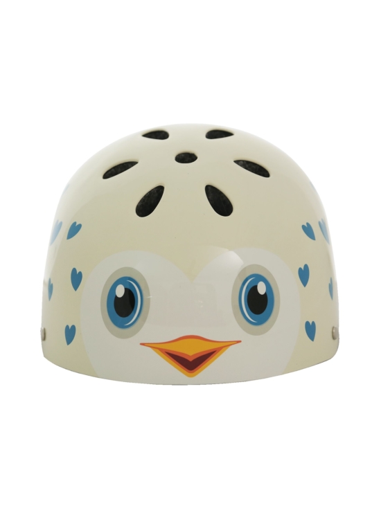 Kypärä Lil Penguin – Valkoinen, matta, koko M 55–58 cm
