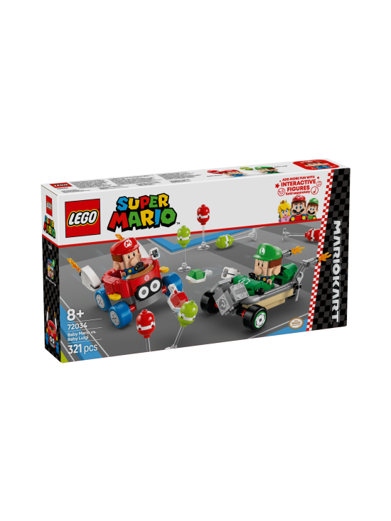 LEGO SUPER MARIO - LEGO Super Mario Mario Kart™ – Baby Mario vastaan Baby Luigi 72034 - photo 1 LEGO SUPER MARIO - LEGO Super Mario Mario Kart™ – Baby Mario vastaan Baby Luigi 72034 | Stockmann - photo 1