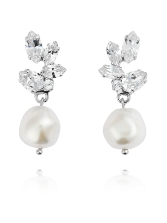 Caroline Svedbom Jewelry - PEARLS OF PROMISE EARRINGS - RHODIUM CRYSTAL | Stockmann - photo 2