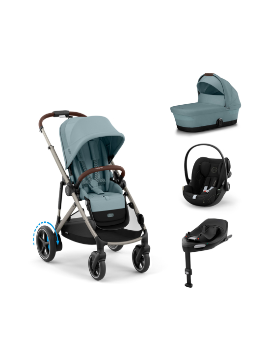 CYBEX - Cybex eGazelle S starttipaketti (Cloud G turvakaukalolla) - STORMY BLUE | Stockmann - photo 2