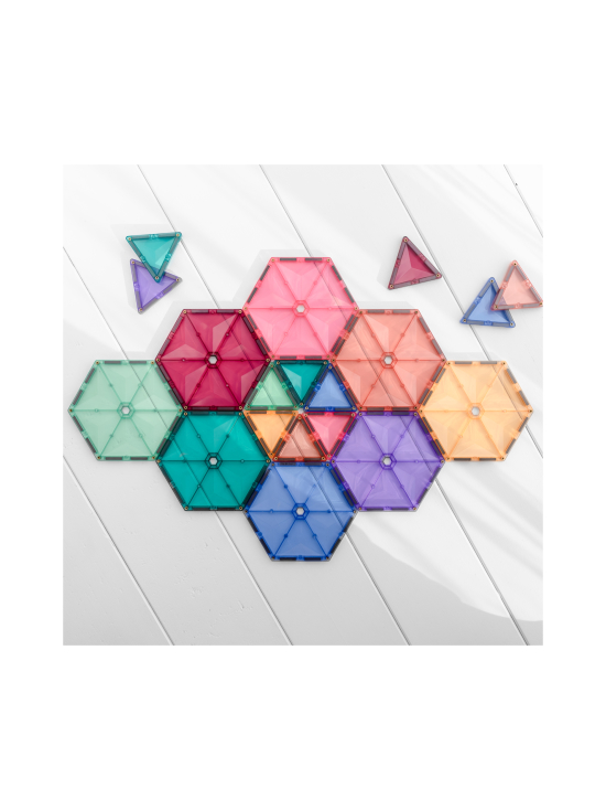 CONNETIX - CONNETIX Magneettinen rakennussarja Pastel Geometria, 40 osaa | Stockmann - photo 6