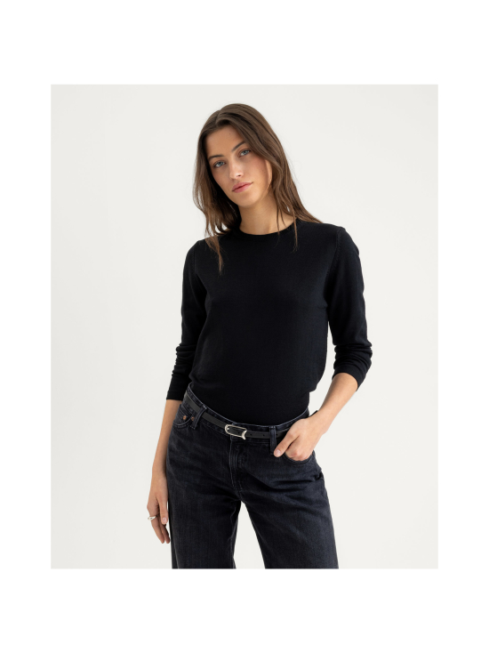 Berkeley - W's Wilton Merino Crew -villaneule - BLACK | Stockmann - photo 3
