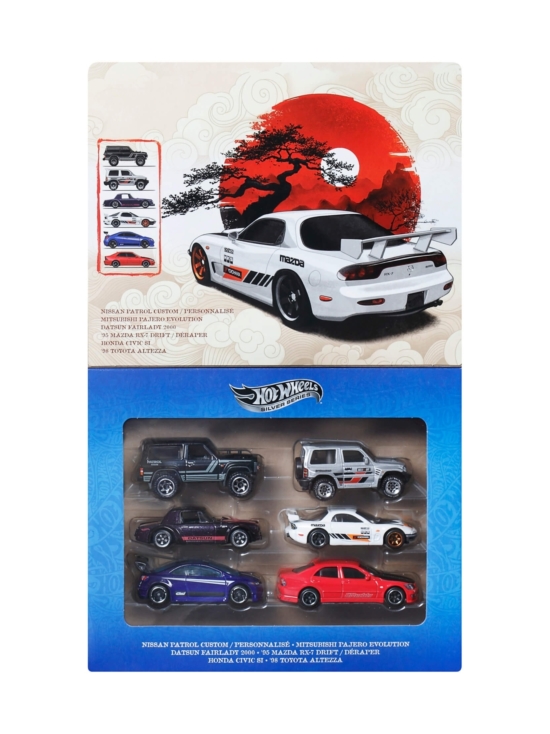 HOT WHEELS - HOT WHEELS Japanilaiset autot, 6 kpl | Stockmann - photo 1
