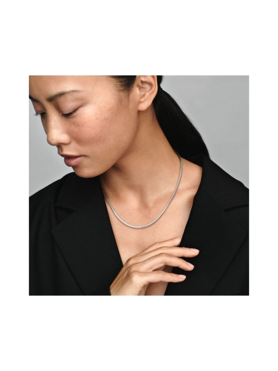 Pandora - Silver necklace with round clasp Moments Silver Necklace 590742HV | Stockmann - photo 3