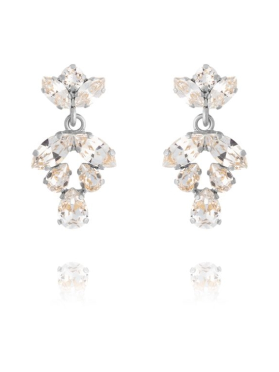 Caroline Svedbom Jewelry - KISS ME EARRINGS - RHODIUM CRYSTAL | Stockmann - photo 1