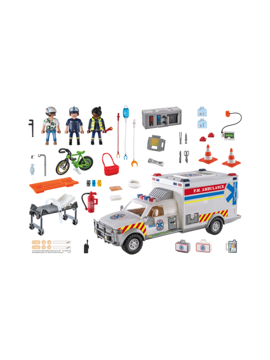 PLAYMOBIL - PLAYMOBIL Pelastusajoneuvosetti Ambulanssi valoilla ja äänillä 70936 | Stockmann - photo 7