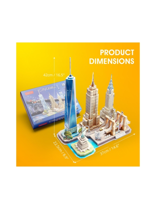 National Geographic City Line New York City 3D 123 pcs | Pelit