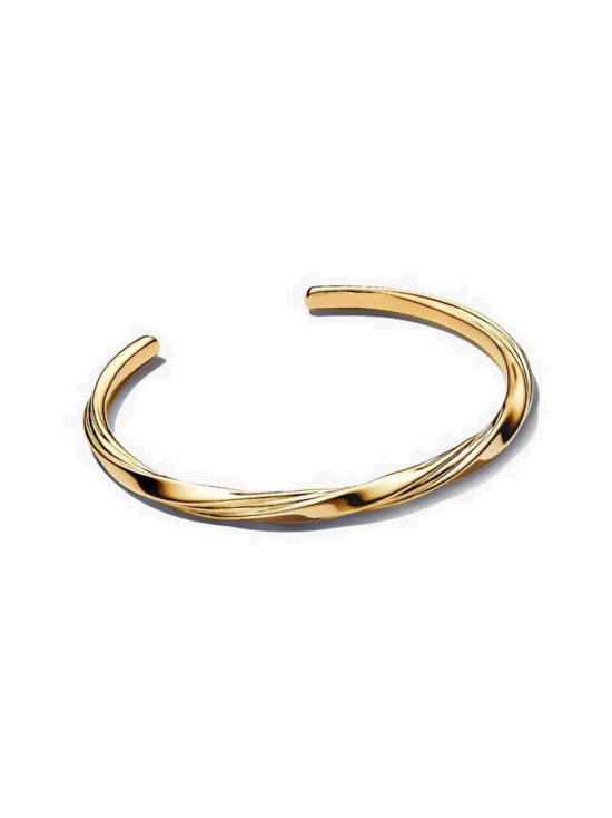 Pandora - Twisted Gold-Plated Open Bangle - 563869C00-1 | Stockmann - photo 4