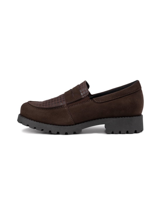 Pomar - JASMIN Zero Waste loaferit - BRWN CHECKERED/BARK SDE/BLK S | Stockmann - photo 1